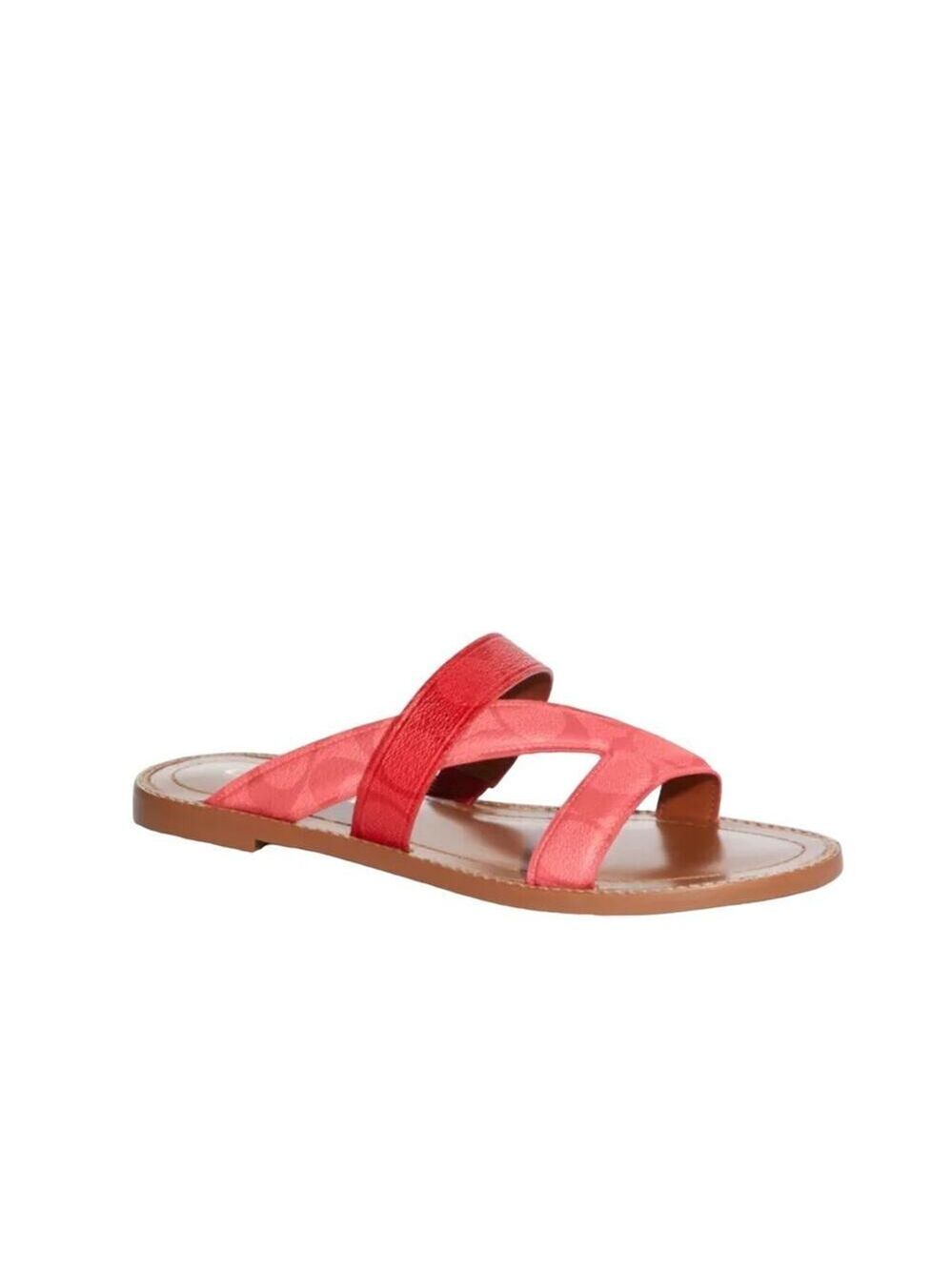 COACH SLIP ON SANDALS PINK HARLAN SIZES 9, 10, & 11 - Picture 2 of 6
